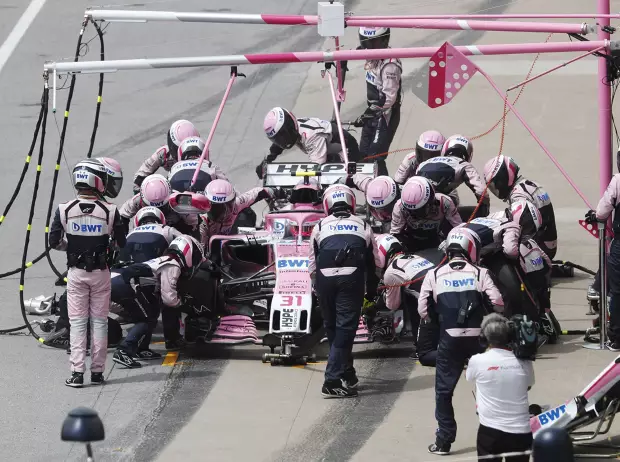 Foto zur News: Ocon sauer auf Sainz: "Hat in der letzten Runde abgekürzt"