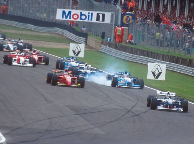 Foto zur News: 1995: Ein Großbritannien-Grand-Prix für die Ewigkeit