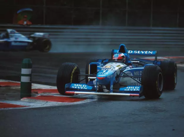 Foto zur News: 1995: Ein Belgien-Grand-Prix für die Ewigkeit