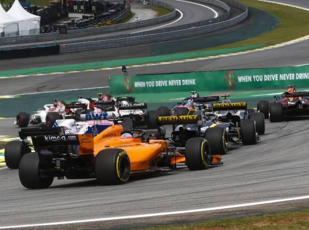Nico Hülkenberg, Sergio Perez, Carlos Sainz, Sergei Sirotkin, Fernando Alonso
