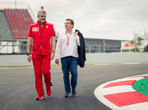 Maurizio Arrivabene und Louis Camilleri Maurizio Arrivabene und Louis Camilleri