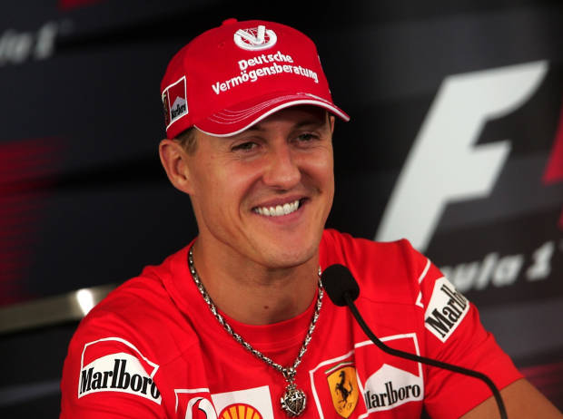 Formel-1-Fahrer Michael Schumacher zu seiner aktiven Zeit im Motorsport Formel-1-Fahrer Michael Schumacher zu seiner aktiven Zeit im Motorsport
