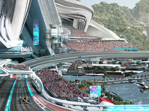 Foto zur News: Spektakuläre Studie: So stellt sich McLaren die Formel 1 im Jahre 2050 vor