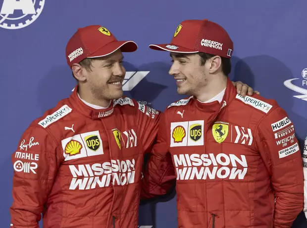 Foto zur News: Ferrari-Teamorder auch in Baku? Leclerc will abwägen, Vettel verteidigt Team