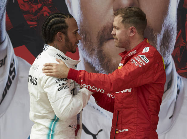 Foto zur News: Ferrari-Teamorder auch in Baku? Leclerc will abwägen, Vettel verteidigt Team