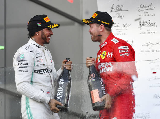 Foto zur News: Vettel mit Schadensbegrenzung: Reifendebakel in Baku