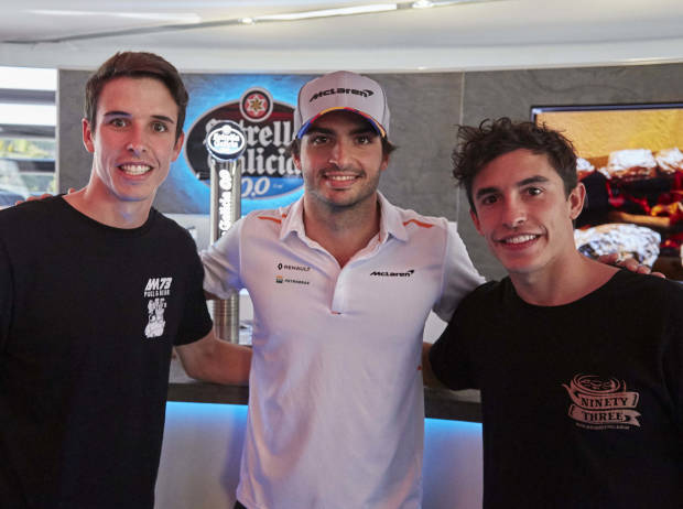 Alex Marquez, Carlos Sainz, Marc Marquez Alex Marquez, Carlos Sainz, Marc Marquez