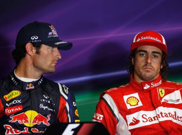 Mark Webber, Fernando Alonso Mark Webber, Fernando Alonso