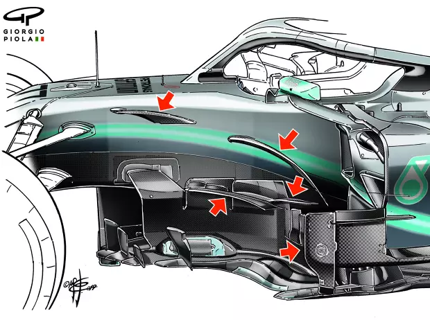 Foto zur News: Was der Frankreich-GP mit einem Formel-1-Auto anstellt