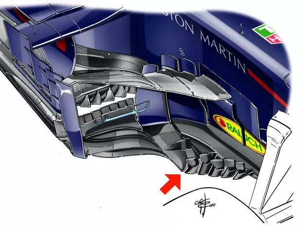 Foto zur News: Was der Frankreich-GP mit einem Formel-1-Auto anstellt