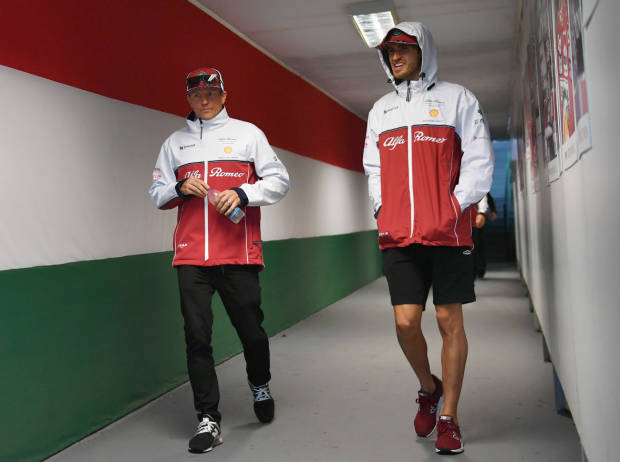 Foto zur News: Giovinazzi über Räikkönen: "Noch immer schnell und motiviert"