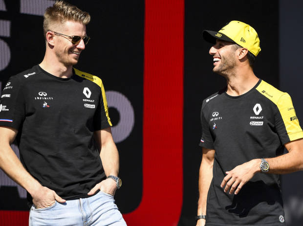 Foto zur News: Daniel Ricciardo: Hülkenberg fährt ein bisschen wie Verstappen