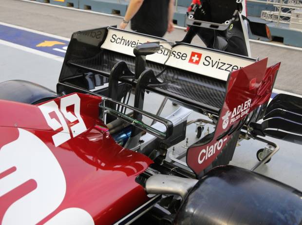 Foto zur News: Formel-1-Technik Singapur: Neue Ferrari-Nase für mehr Abtrieb