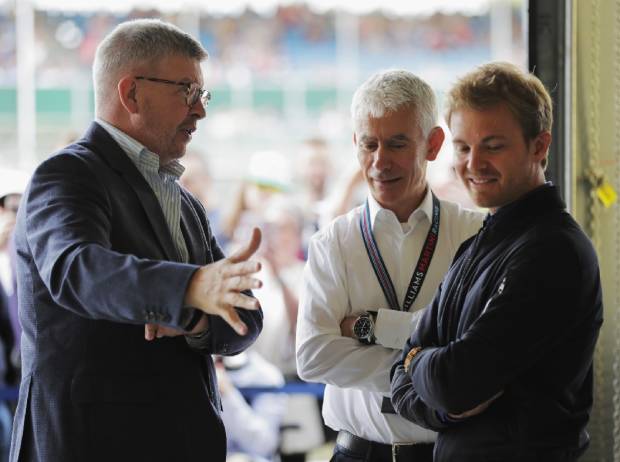 Ross Brawn, Nico Rosberg Ross Brawn, Nico Rosberg
