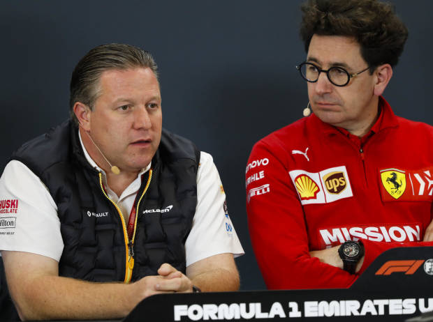Zak Brown, Mattia Binotto