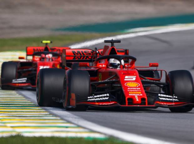 Foto zur News: Brasilien-Kollision: Klärendes Telefonat zwischen Vettel und Leclerc