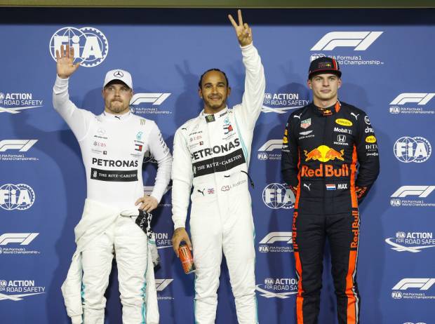 Lewis Hamilton, Valtteri Bottas, Max Verstappen