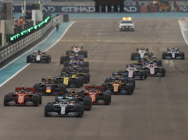 Lewis Hamilton, Max Verstappen, Charles Leclerc, Sebastian Vettel, Alexander Albon, Lando Norris