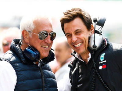Lawrence Stroll und Toto Wolff