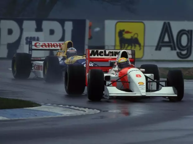 Foto zur News: Donington 1993: Als Ayrton Senna die beste Runde aller Zeiten fuhr