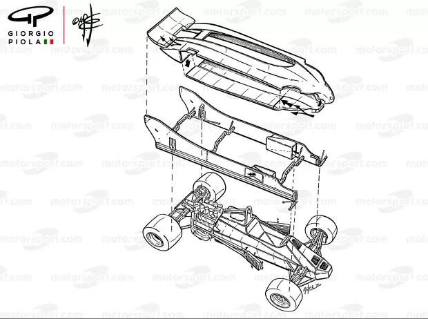 Foto zur News: Verboten: Der Lotus 88 mit Doppelchassis für die F1-Saison 1981