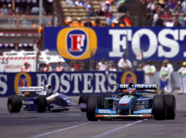 Michael Schumacher, Damon Hill Michael Schumacher, Damon Hill