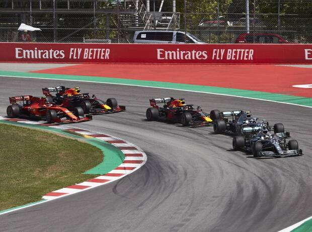 Lewis Hamilton, Valtteri Bottas, Sebastian Vettel, Max Verstappen, Charles Leclerc