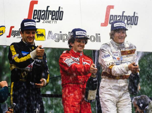 Foto zur News: Imola 1985: Als zu wenig Sprit im Tank nicht nur Senna den Sieg kostete