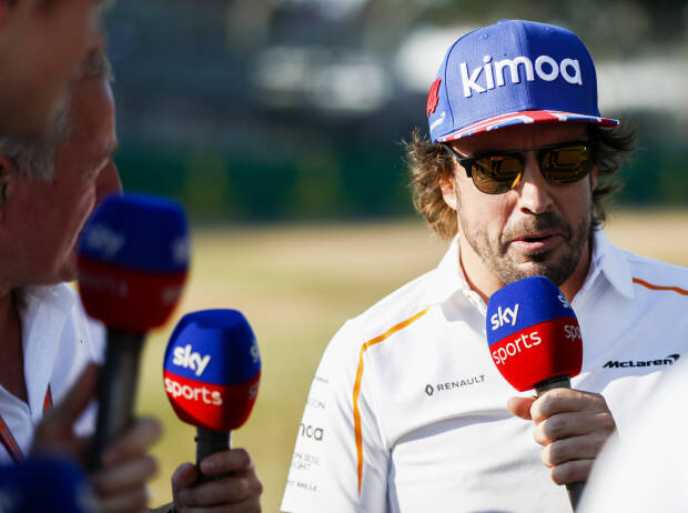 Paul di Resta, Martin Brundle und Fernando Alonso