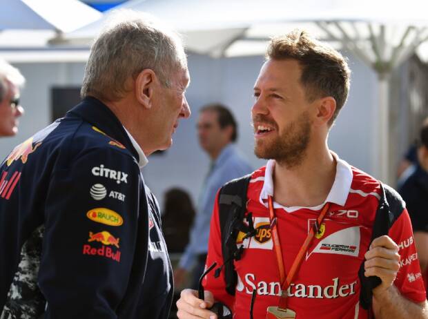 Helmut Marko, Sebastian Vettel Helmut Marko, Sebastian Vettel