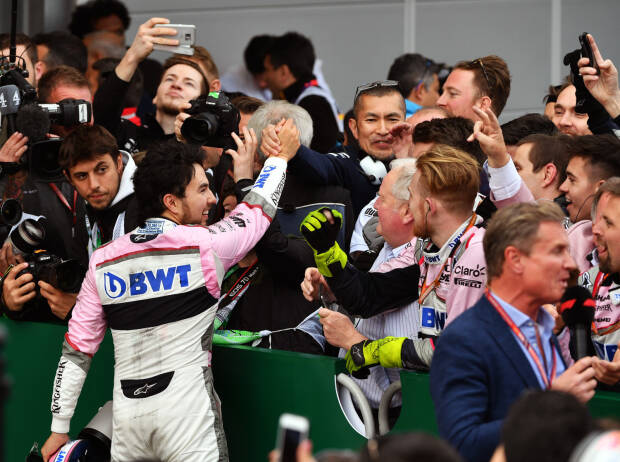 Foto zur News: Racing Point beeindruckt von Perez: Auch mit einem Rasenmäher schnell!