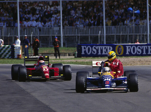 Foto zur News: Ayrton Senna: Wie er Nigel Mansell 1992 zum Weltmeister gemacht hat
