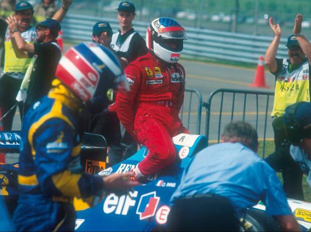Foto zur News: Kanada 1995: Premieren-Sieger Jean Alesi weinte bereits vor dem Zieleinlauf