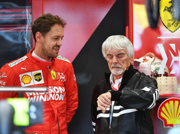 Bernie Ecclestone, Sebastian Vettel Bernie Ecclestone, Sebastian Vettel