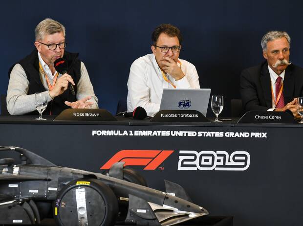 Ross Brawn, Chase Carey Ross Brawn, Chase Carey