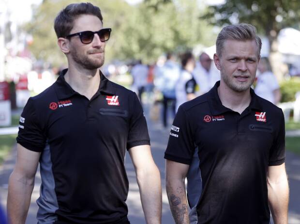 Romain Grosjean, Kevin Magnussen Romain Grosjean, Kevin Magnussen