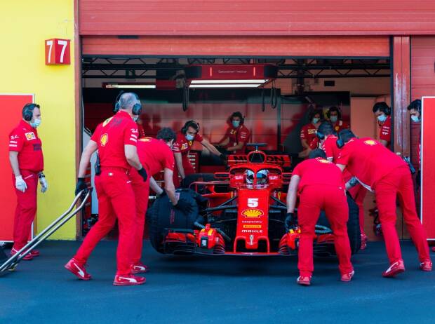 Sebastian Vettel, Ferrari-Mechaniker Sebastian Vettel, Ferrari-Mechaniker
