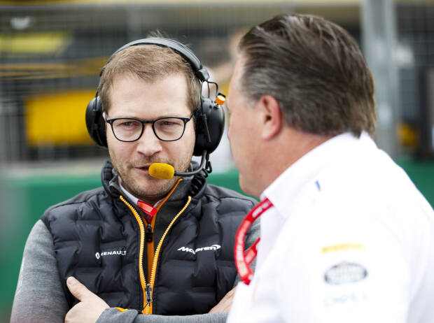 Andreas Seidl, Zak Brown Andreas Seidl, Zak Brown