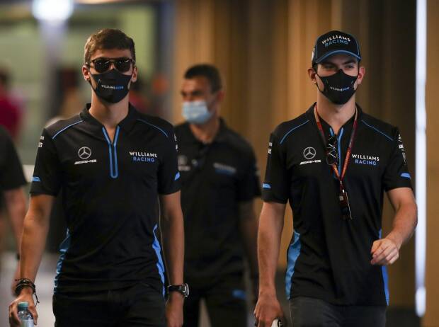 George Russell, Nicholas Latifi George Russell, Nicholas Latifi