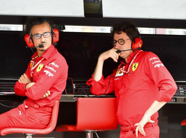 Laurent Mekies, Mattia Binotto Laurent Mekies, Mattia Binotto