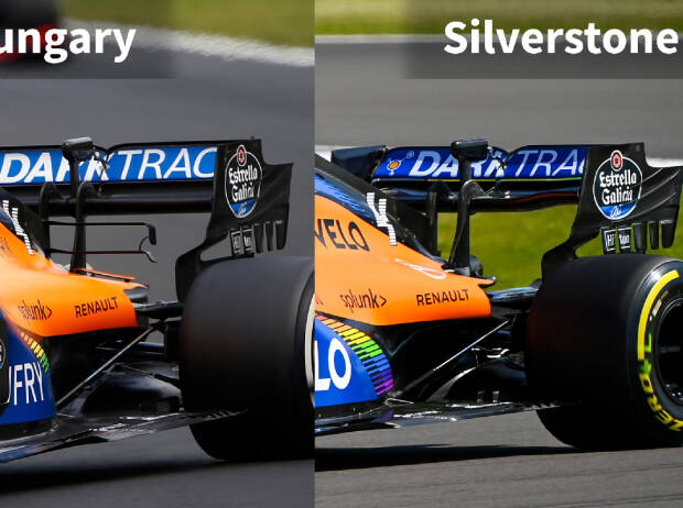 Foto zur News: McLaren mit neuen Aero-Updates in Silverstone