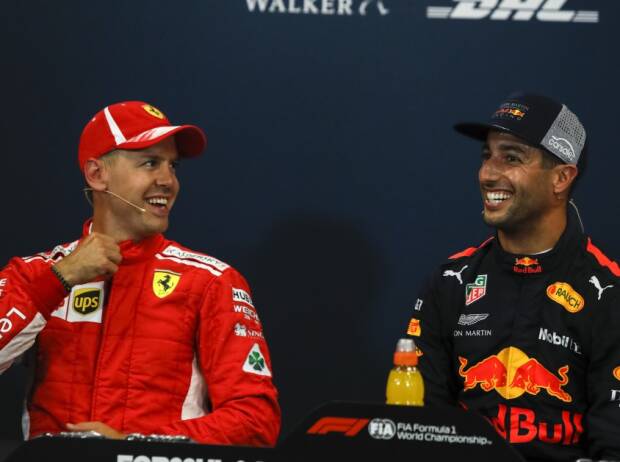 Sebastian Vettel, Daniel Ricciardo