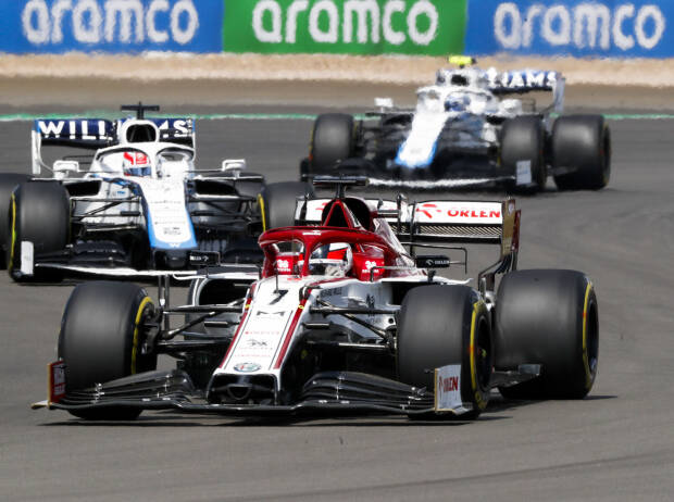 Kimi Räikkönen, George Russell, Nicholas Latifi Kimi Räikkönen, George Russell, Nicholas Latifi