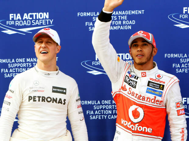 Michael Schumacher, Lewis Hamilton Michael Schumacher, Lewis Hamilton