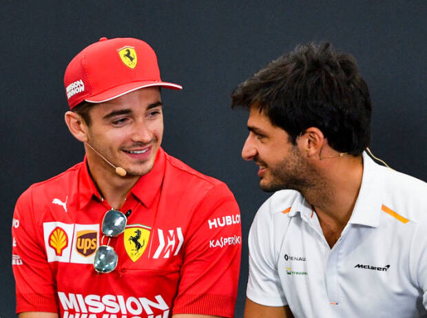 Charles Leclerc, Carlos Sainz Charles Leclerc, Carlos Sainz
