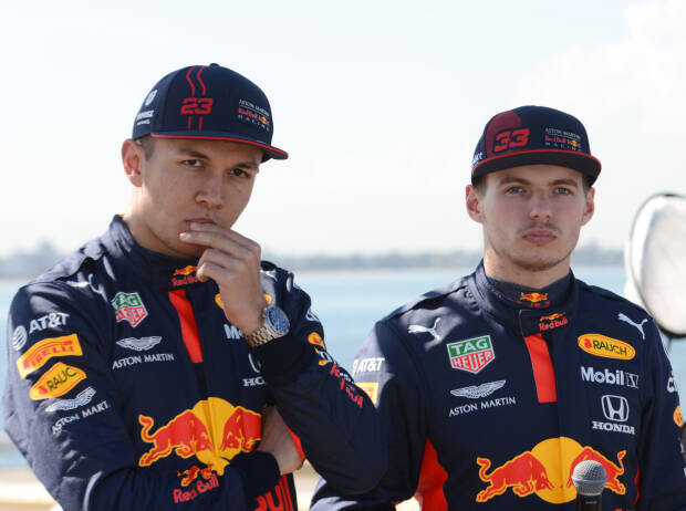 Alexander Albon, Max Verstappen Alexander Albon, Max Verstappen