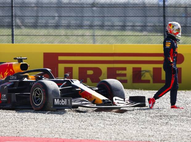 Nach dem Crash: Max Verstappen Nach dem Crash: Max Verstappen