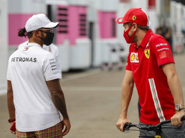 Lewis Hamilton, Sebastian Vettel Lewis Hamilton, Sebastian Vettel