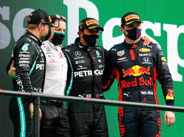 Valtteri Bottas, Lewis Hamilton, Max Verstappen Valtteri Bottas, Lewis Hamilton, Max Verstappen
