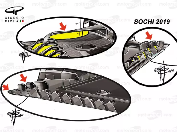 Foto zur News: Formel-1-Technik: Wie Ferraris Fortschritt von einer alten Idee unterstützt wurde